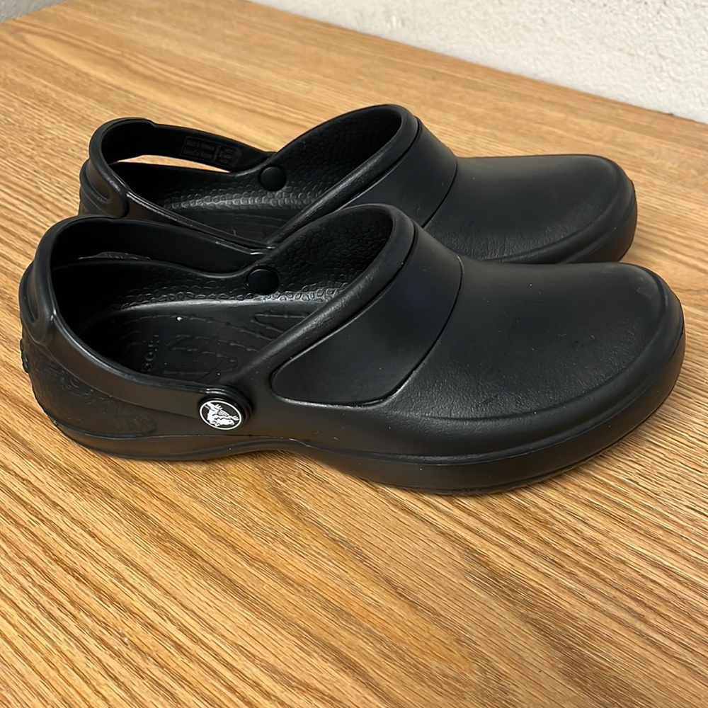 CROCS Kids Black Slip-On Clogs